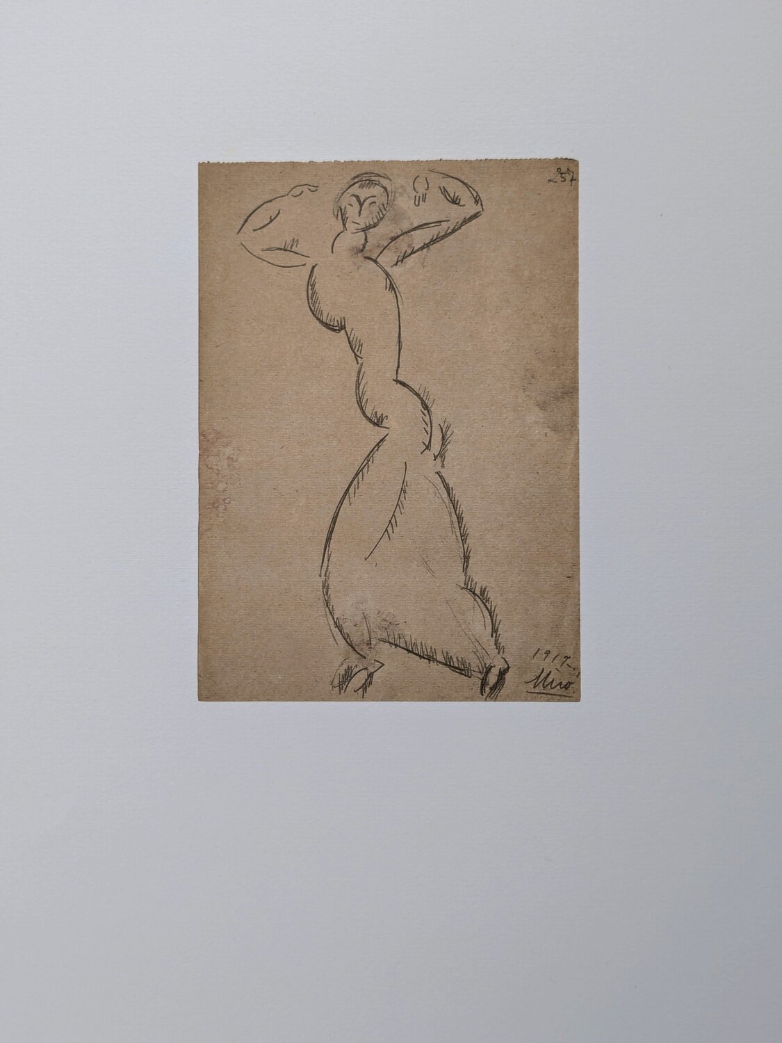 Dancing Girl - Color Lithograph, 1987 Joan Miró