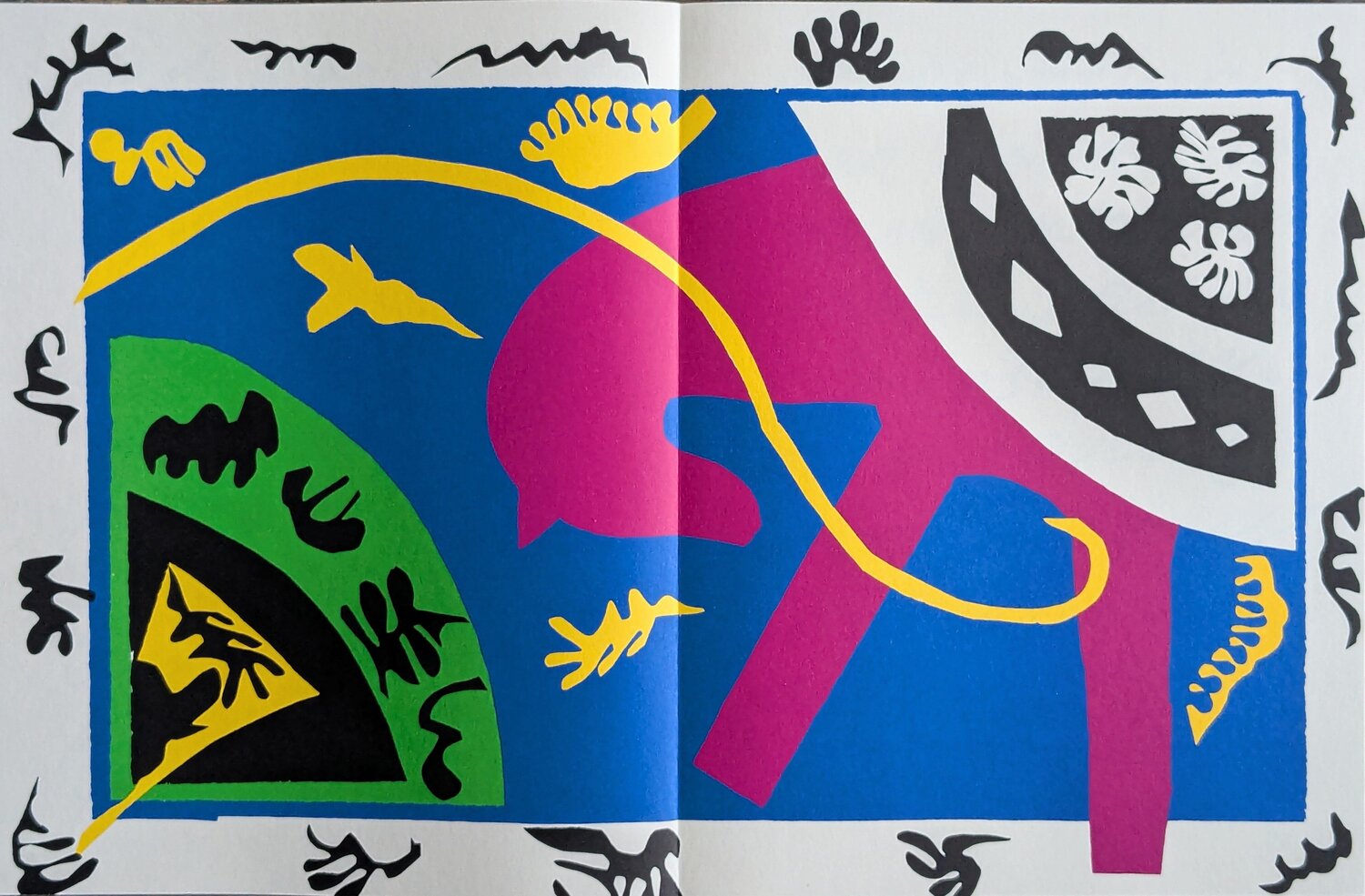 JAZZ 4- Art impression in colors, 1983 Henri Matisse