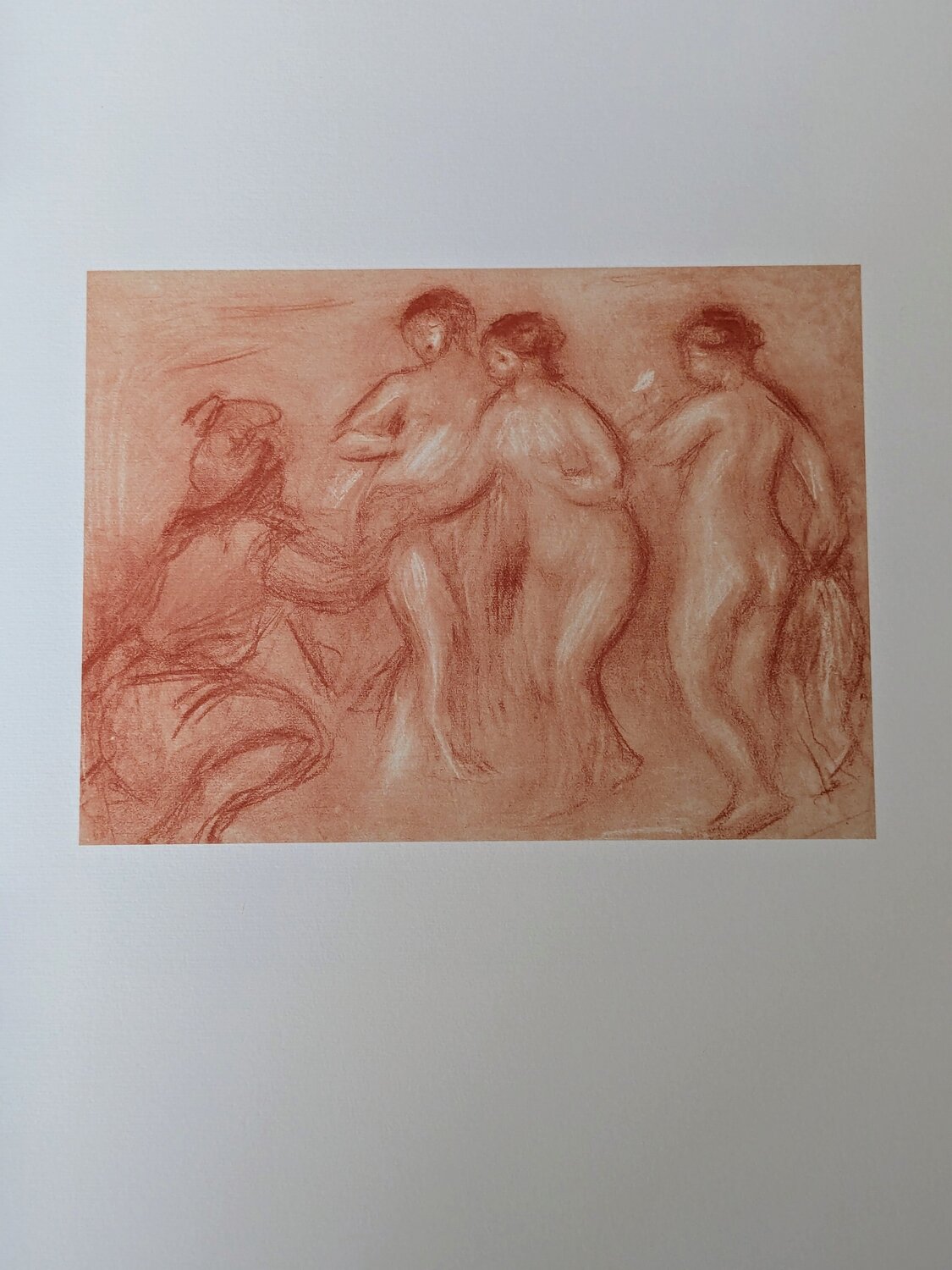 Nudes  - Limited edition color lithograph Pierre-Auguste Renoir Opera su carta in vendita