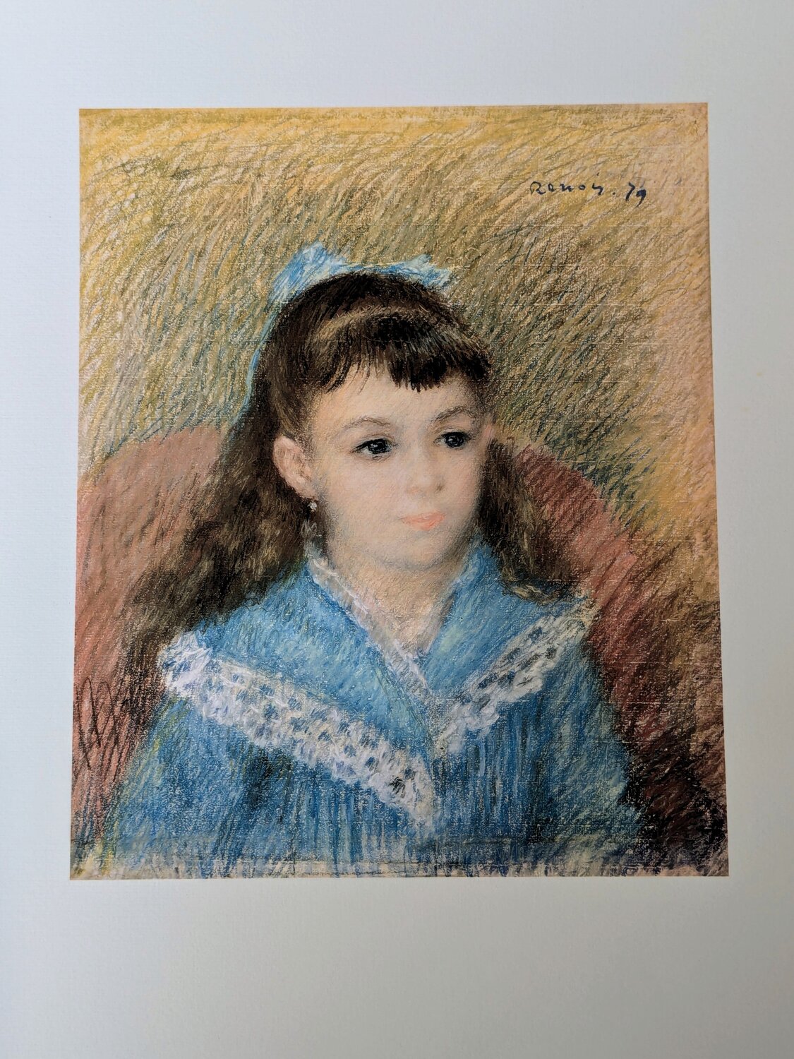 Portrait  - Limited edition color lithograph Pierre-Auguste Renoir