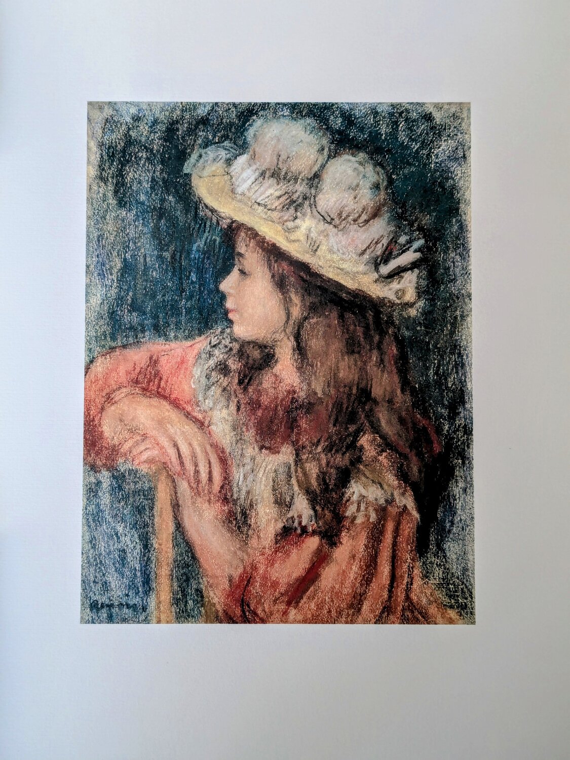 Portrait  - Limited edition color lithograph Pierre-Auguste Renoir Werk auf Papier zu verkaufen