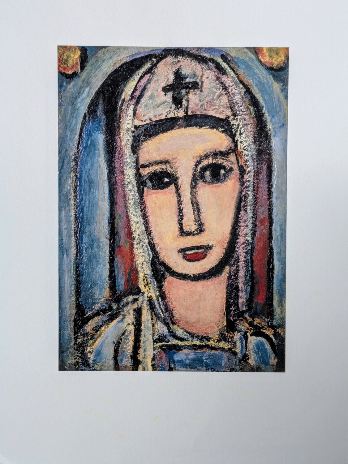 Veronique - Art impression in colors Georges Rouault