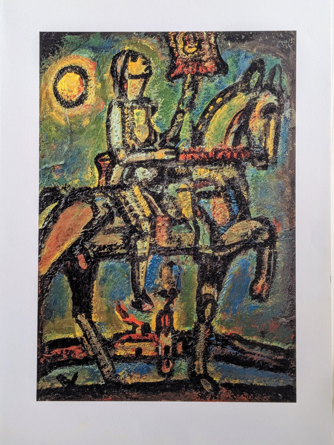 Notre Jeanne -  Art impression in colors Georges Rouault Print for sale