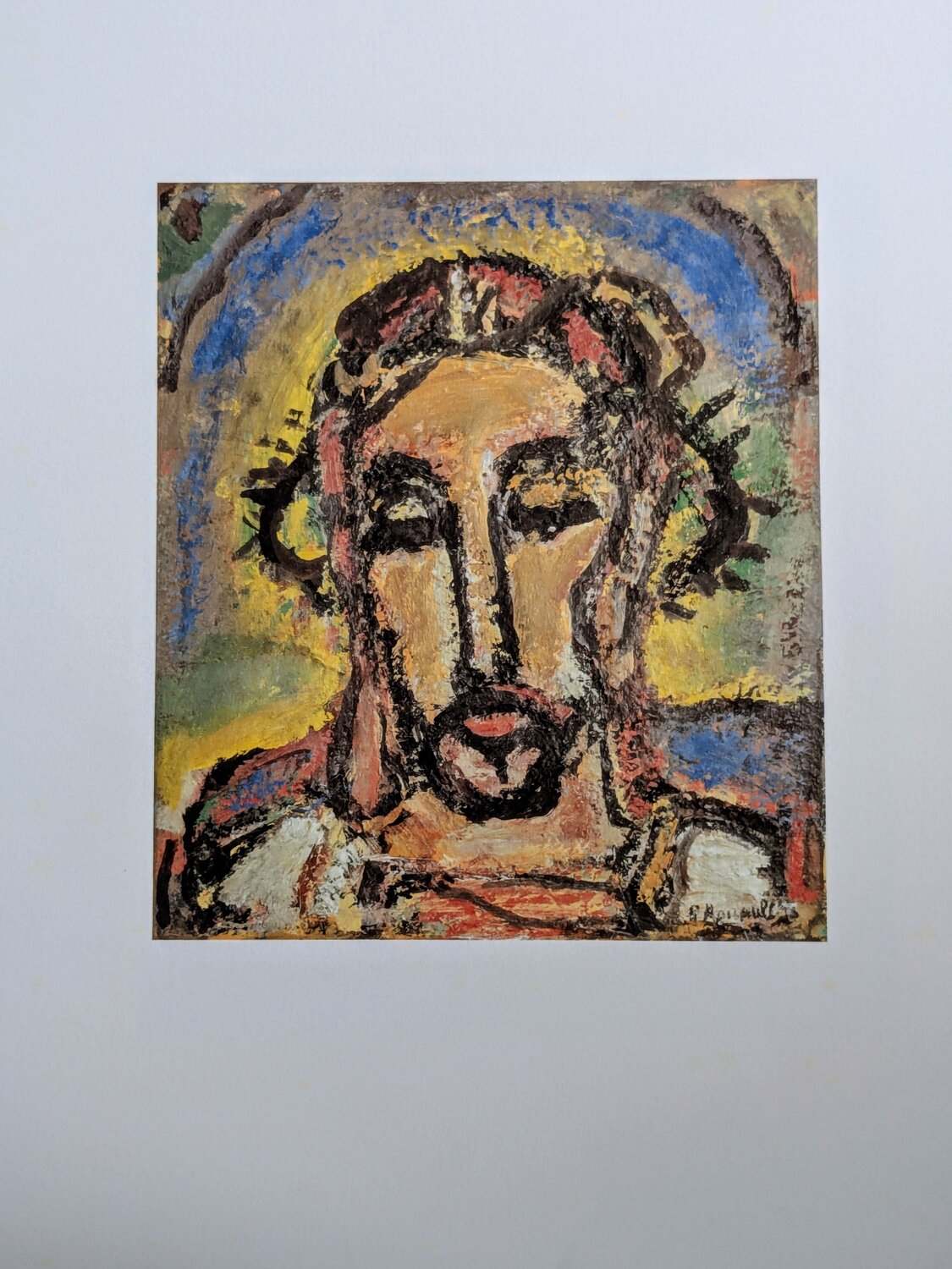 Ecce Hommo - Art impression in colors Georges Rouault