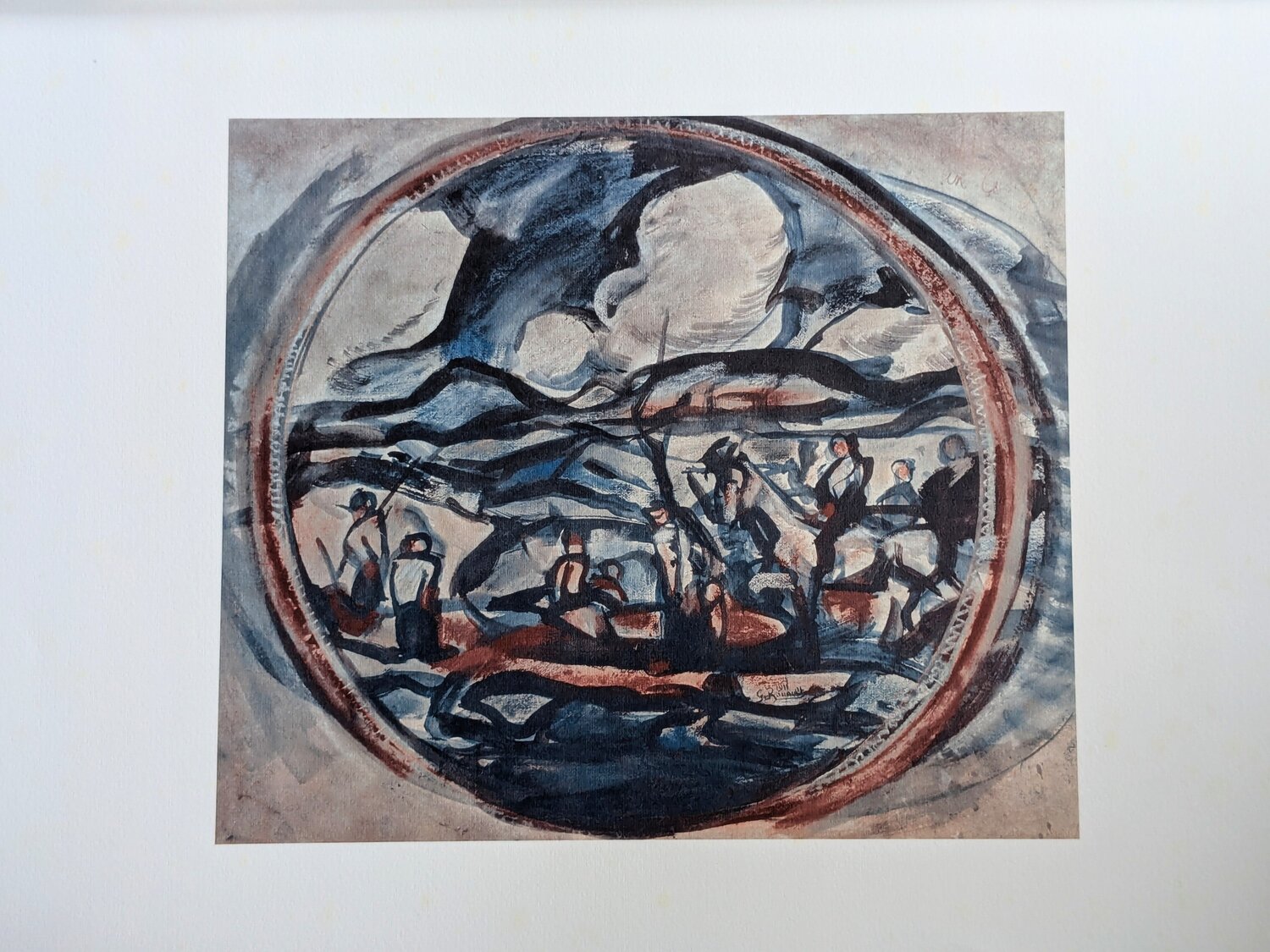 Landscape (The Ride)- Art impression in colors Georges Rouault