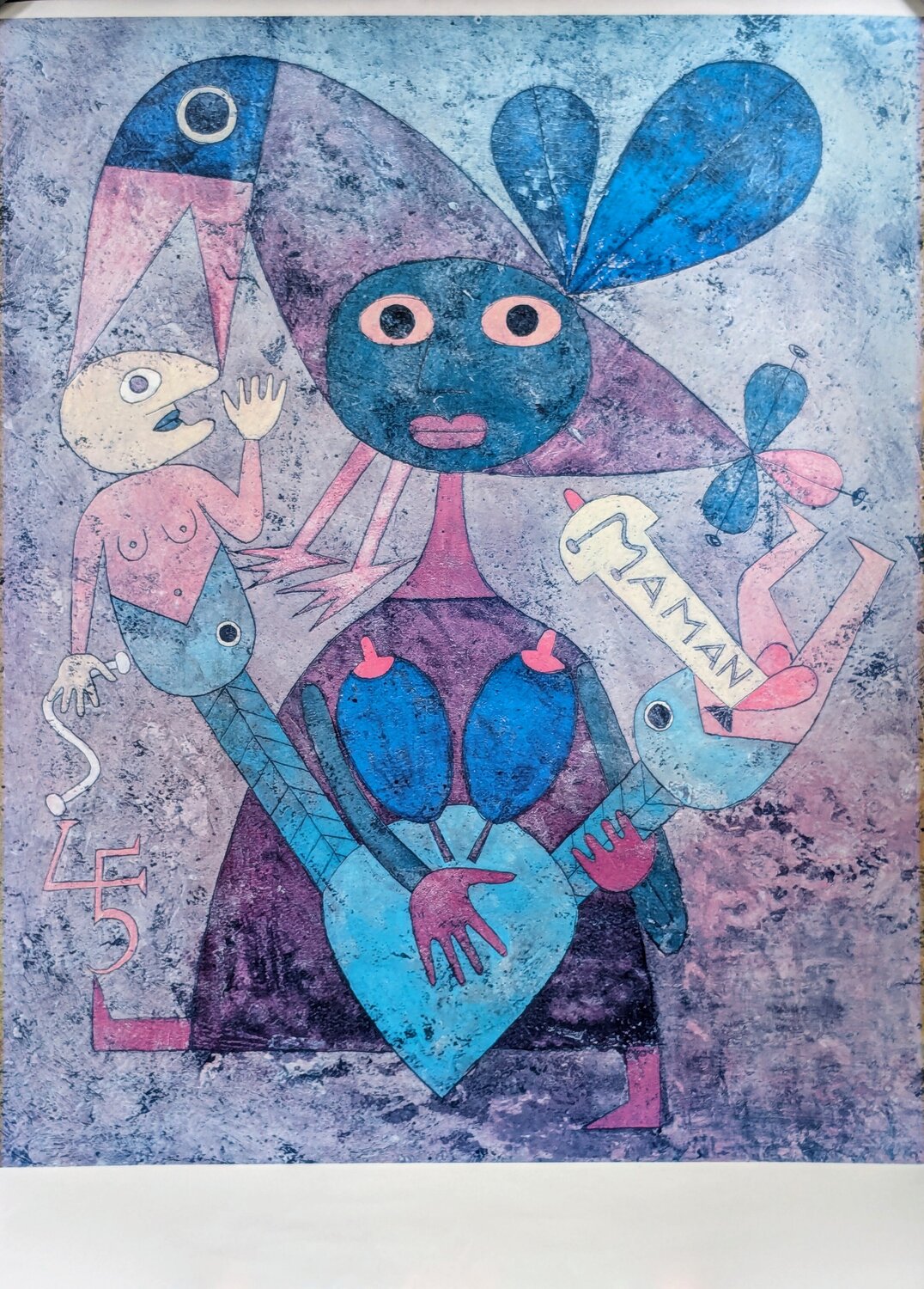 Televentre - Screen-print in colors, Guggenheim Foundation Victor Brauner Druck zu verkaufen