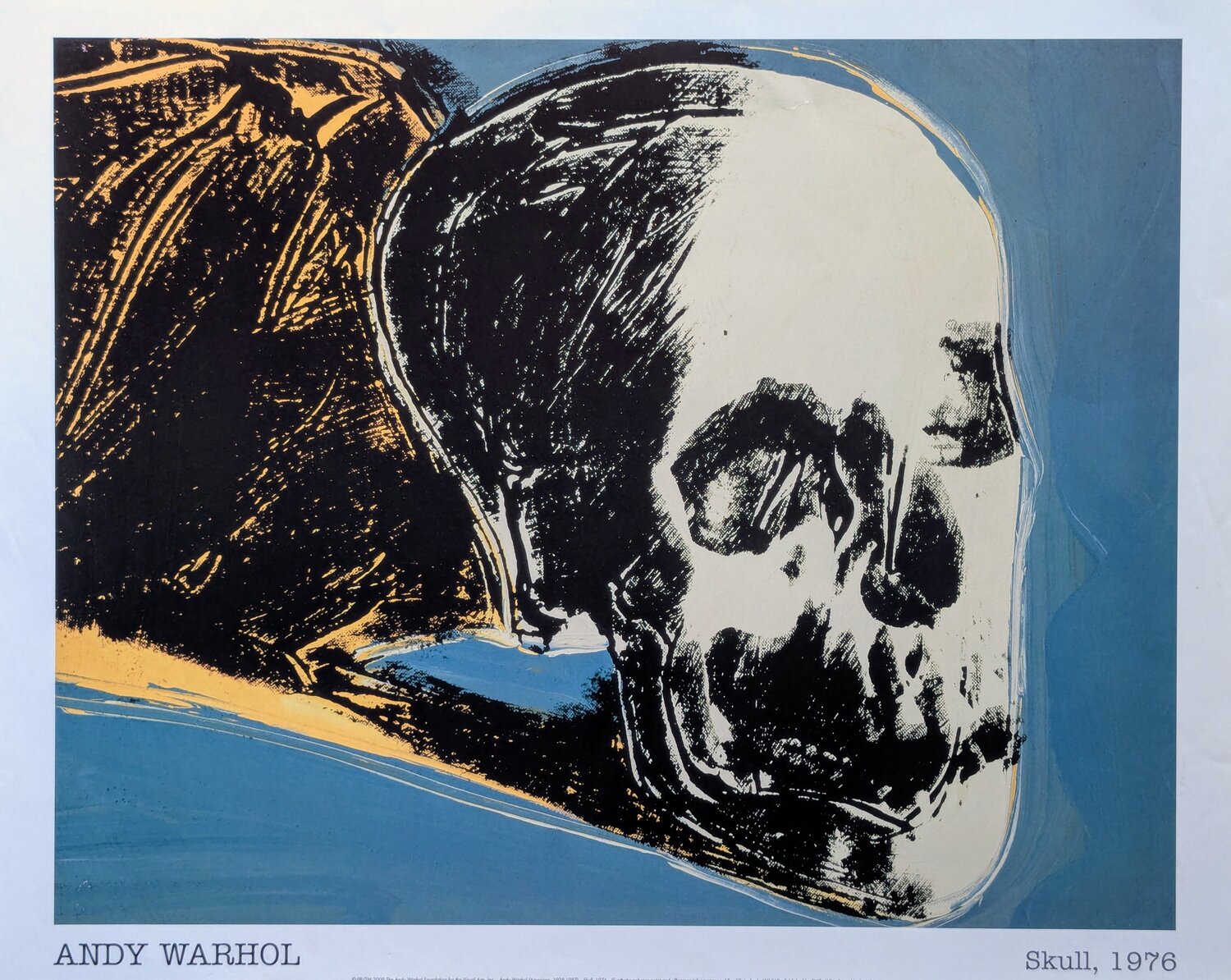 Skull, 1976 - Original Poster in offset lithograph on satin paper Andy Warhol Stampa in vendita