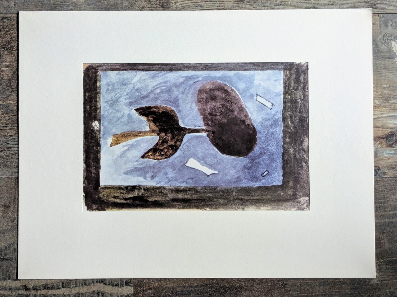 Bird - Phototype on paper, 1962 Georges Braque