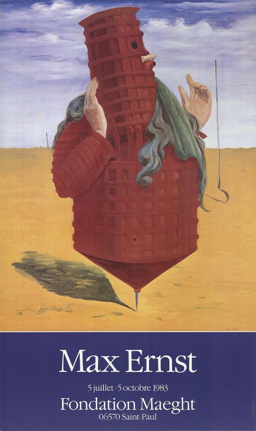 Ubu Imperator-Vintage original poster, 1983 Max Ernst