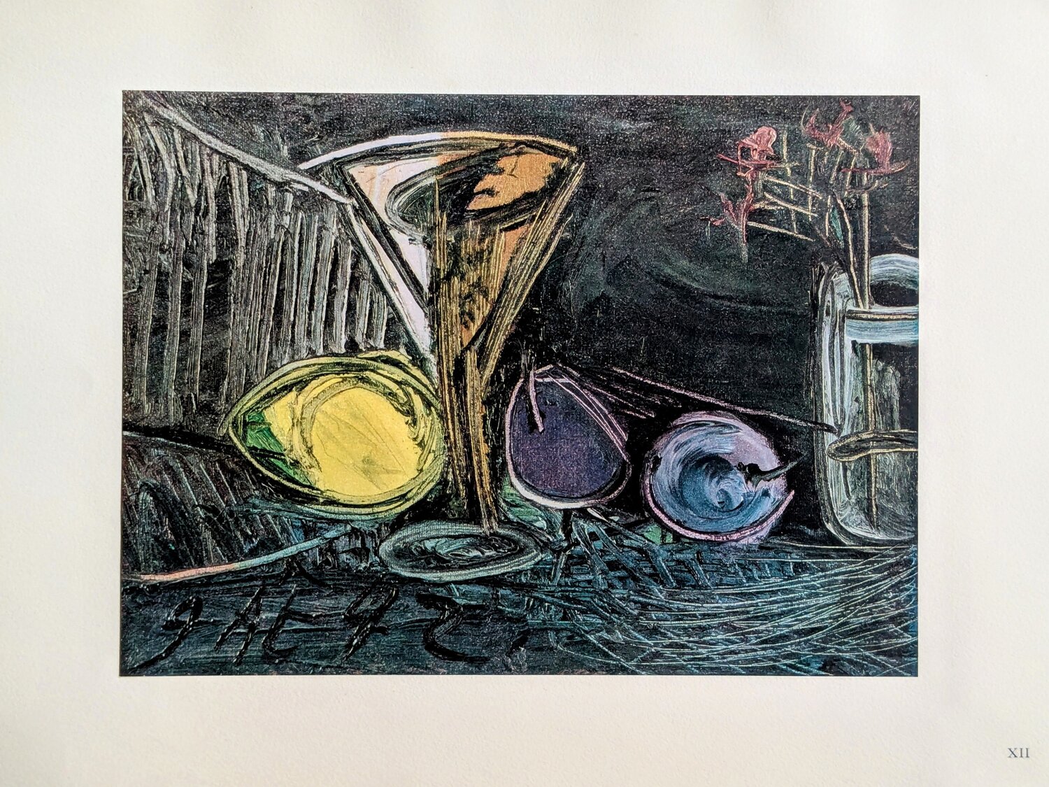 Still Life - Color Lithograph(offset) on Marais paper, 1943 Pablo Picasso Druck zu verkaufen