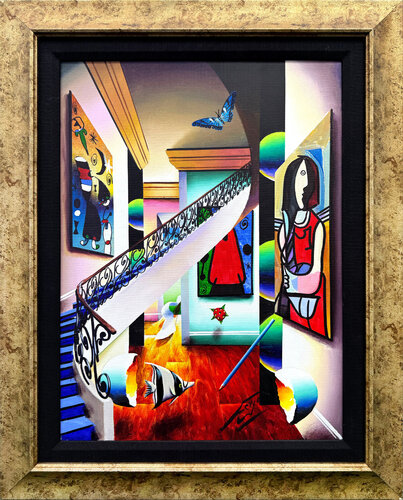 Homage To The Spanish Masters (framed original painting on canvas) by Ferjo, Painting for Sale on Singulart