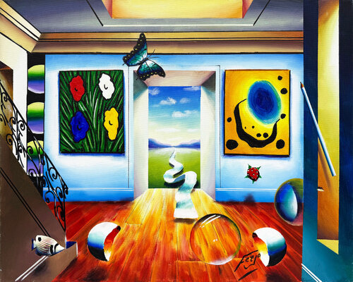 Majestic Collection (original painting on canvas) by Ferjo, Painting for Sale on Singulart