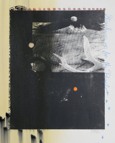 Standing up for the people II by Rebecca Baird, 인쇄 for Sale on Singulart