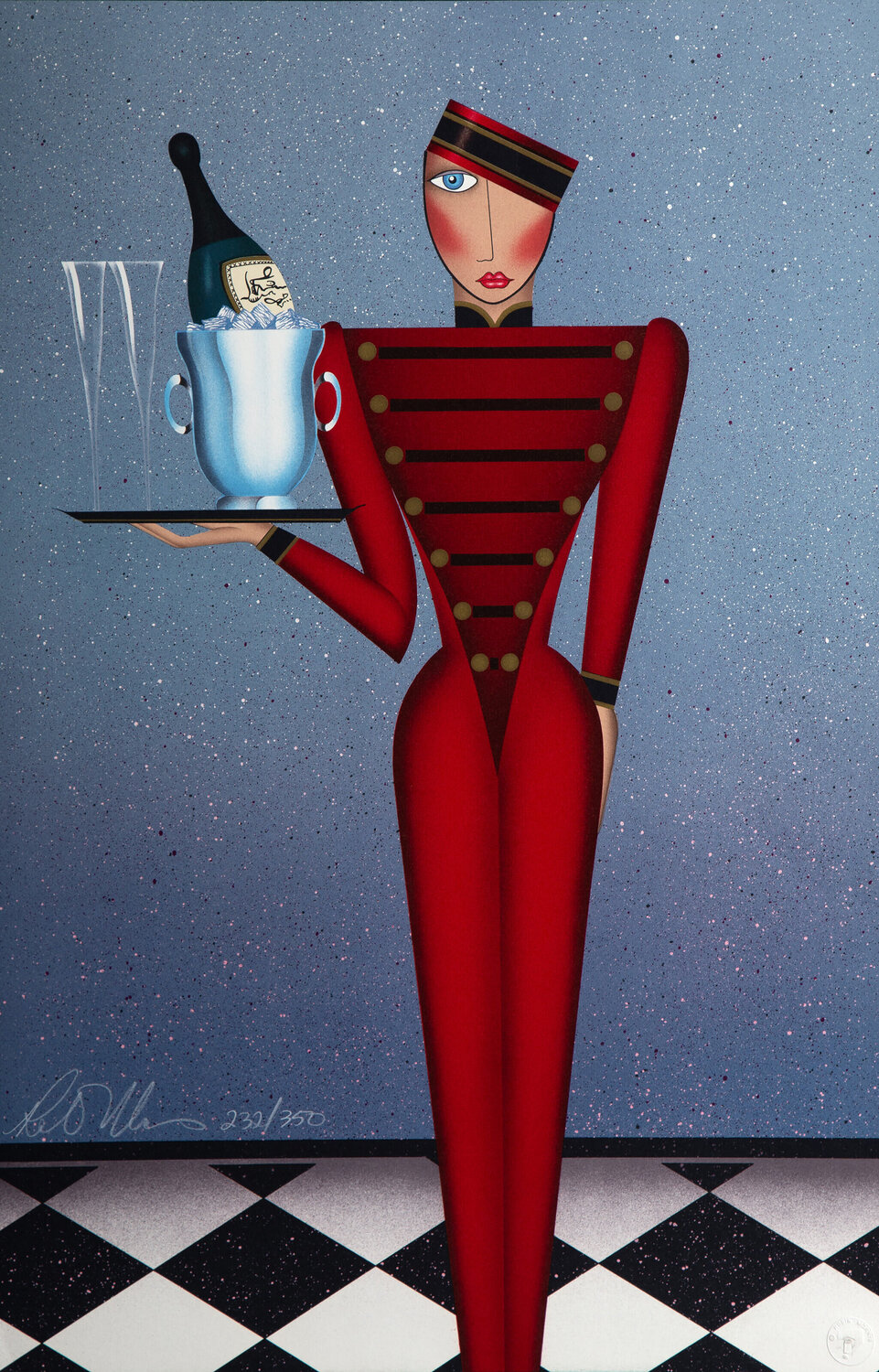 Bellhop Robin Morris Stampa in vendita