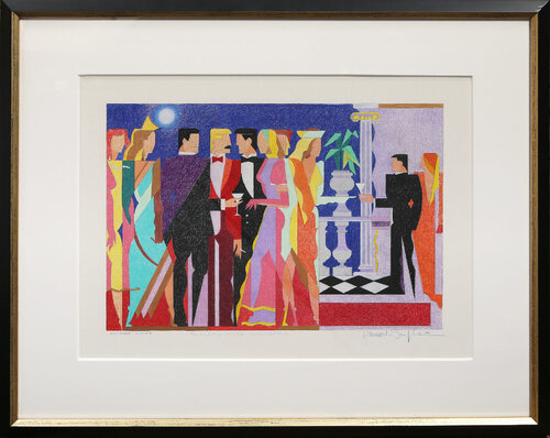 Night People - Study#3 by Giancarlo Impiglia, Painting for Sale on Singulart