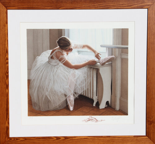 Satin Slippers (The Ballerina) by Douglas Hofmann, Print for Sale on Singulart
