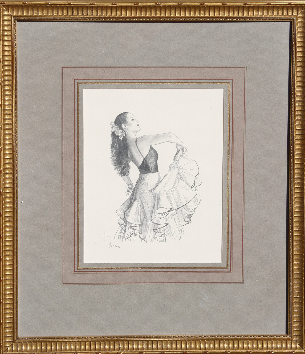 Spanish Dancer I Douglas Hofmann Work on Paper for sale