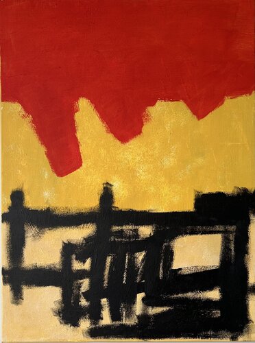 On Stage Series - Begegnung di Tom Schmid, Pittura in vendita su Singulart