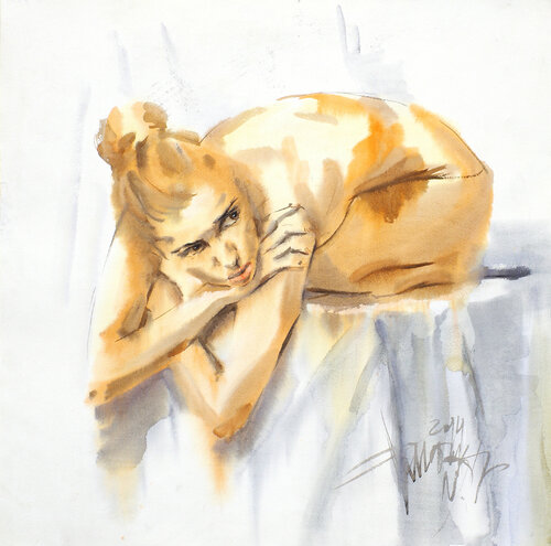 Nude N.2 von Dima Filatov, Werk auf Papier kaufen auf Singulart
