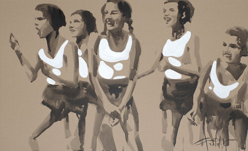 Childhood. Happiness van Dima Filatov, Schilderij te koop op Singulart
