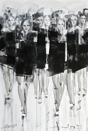 Femininity (They are coming) van Dima Filatov, Schilderij te koop op Singulart