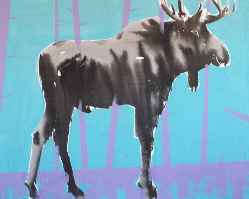 Hello Kitty! by Dima Filatov, Painting for Sale on Singulart