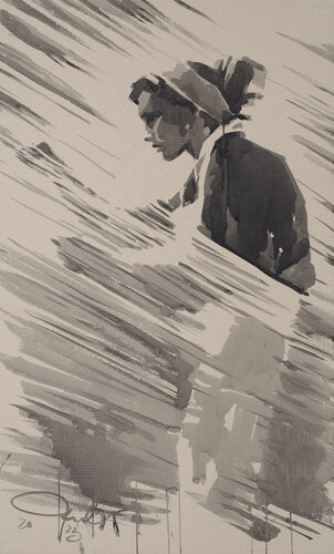 Threads of Fate di Dima Filatov, Pittura in vendita su Singulart