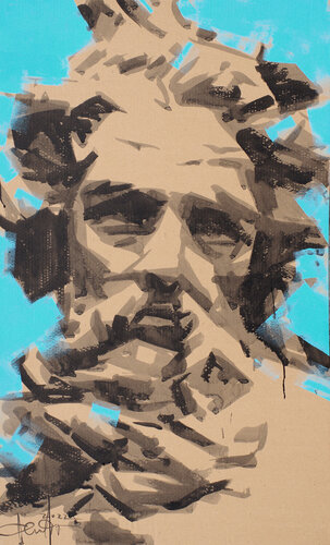 Poseidon van Dima Filatov, Schilderij te koop op Singulart