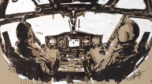 Flying by Dima Filatov, Painting for Sale on Singulart