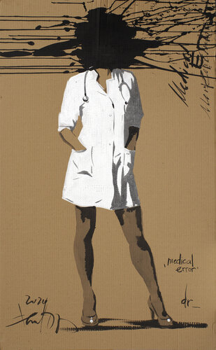 Medical error di Dima Filatov, Pittura in vendita su Singulart