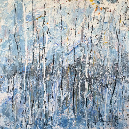 Forest of our secrets di Dima Filatov, Pittura in vendita su Singulart