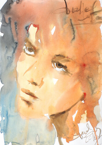 Portrait of a Girl von Dima Filatov, Werk auf Papier kaufen auf Singulart