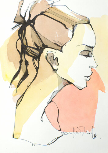 Portrait of a Girl von Dima Filatov, Werk auf Papier kaufen auf Singulart