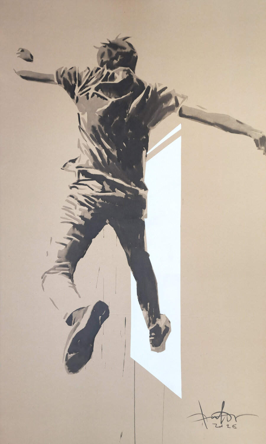 Jump Dima Filatov Dipinto originale in vendita