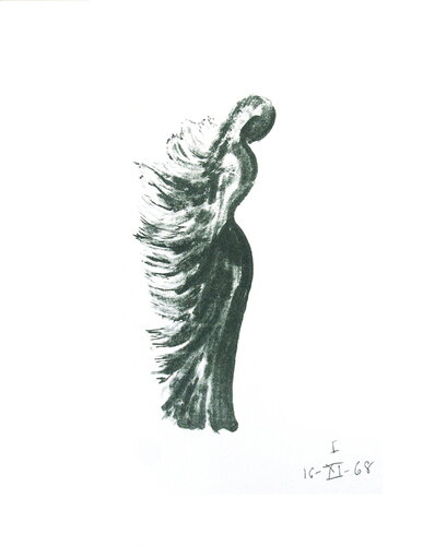 Apel-Les Fenosa - Tramontane - 1972 Lithograph 12.75" x 9.75" von Apeles Fenosa, Druck kaufen auf Singulart