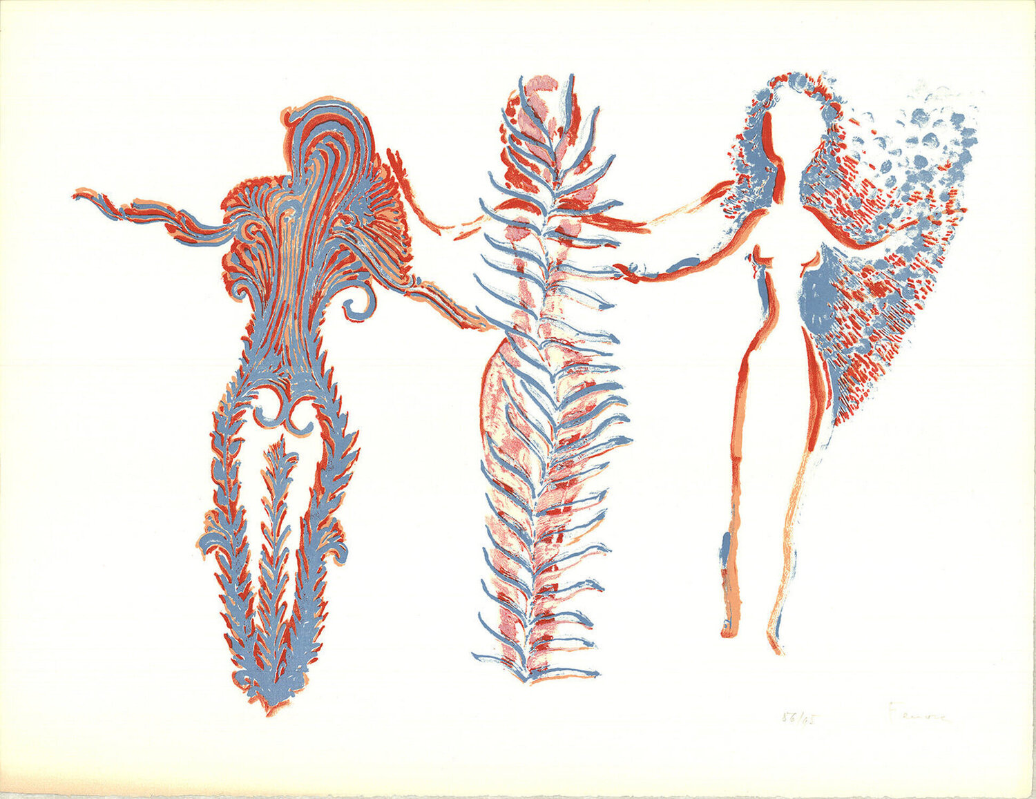 Tres Dones Apeles Fenosa Stampa in vendita