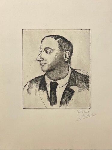 Portrait de Jean Briance by Alfred Courmes, 版画 for Sale on Singulart