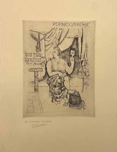 Pornographie van Alfred Courmes, Afdruk te koop op Singulart