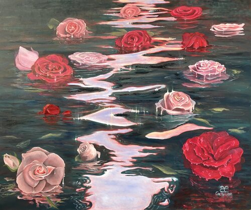 Rose Reverie di Cæsiliæ, Pittura in vendita su Singulart