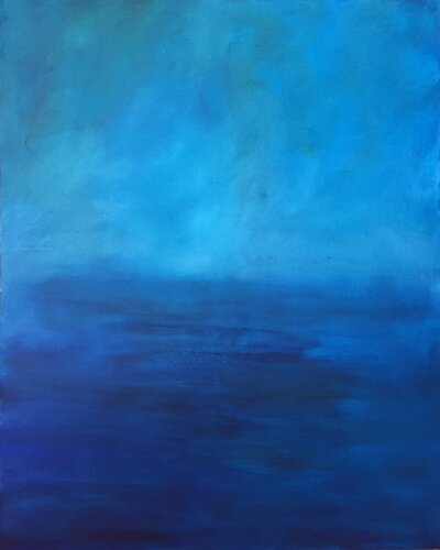 The light behind the blue von Cæsiliæ, Malerei kaufen auf Singulart