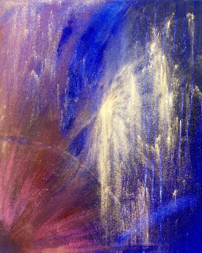 Firework promesses di Cæsiliæ, Pittura in vendita su Singulart