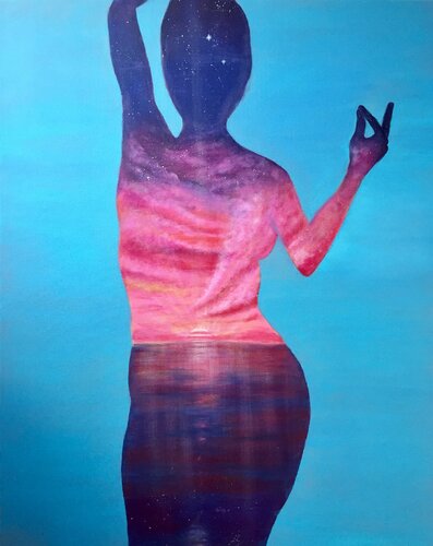 The Belly Dance by Cæsiliæ, Painting for Sale on Singulart