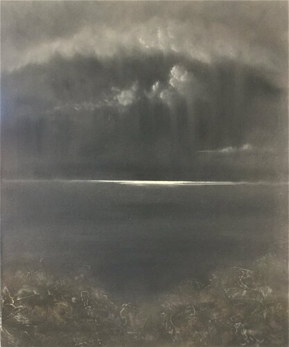 The light behind the storm von Cæsiliæ, Malerei kaufen auf Singulart