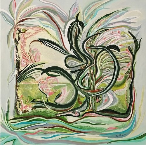 Paradise of Life - Träume werden wahr van Beate Mascialino, Schilderij te koop op Singulart