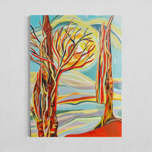 Golden Outback - let it flow by Beate Mascialino, Painting for Sale on Singulart