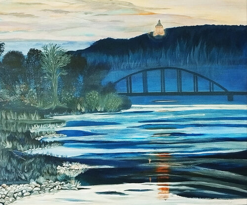 HOME - on the way by Beate Mascialino, Painting for Sale on Singulart