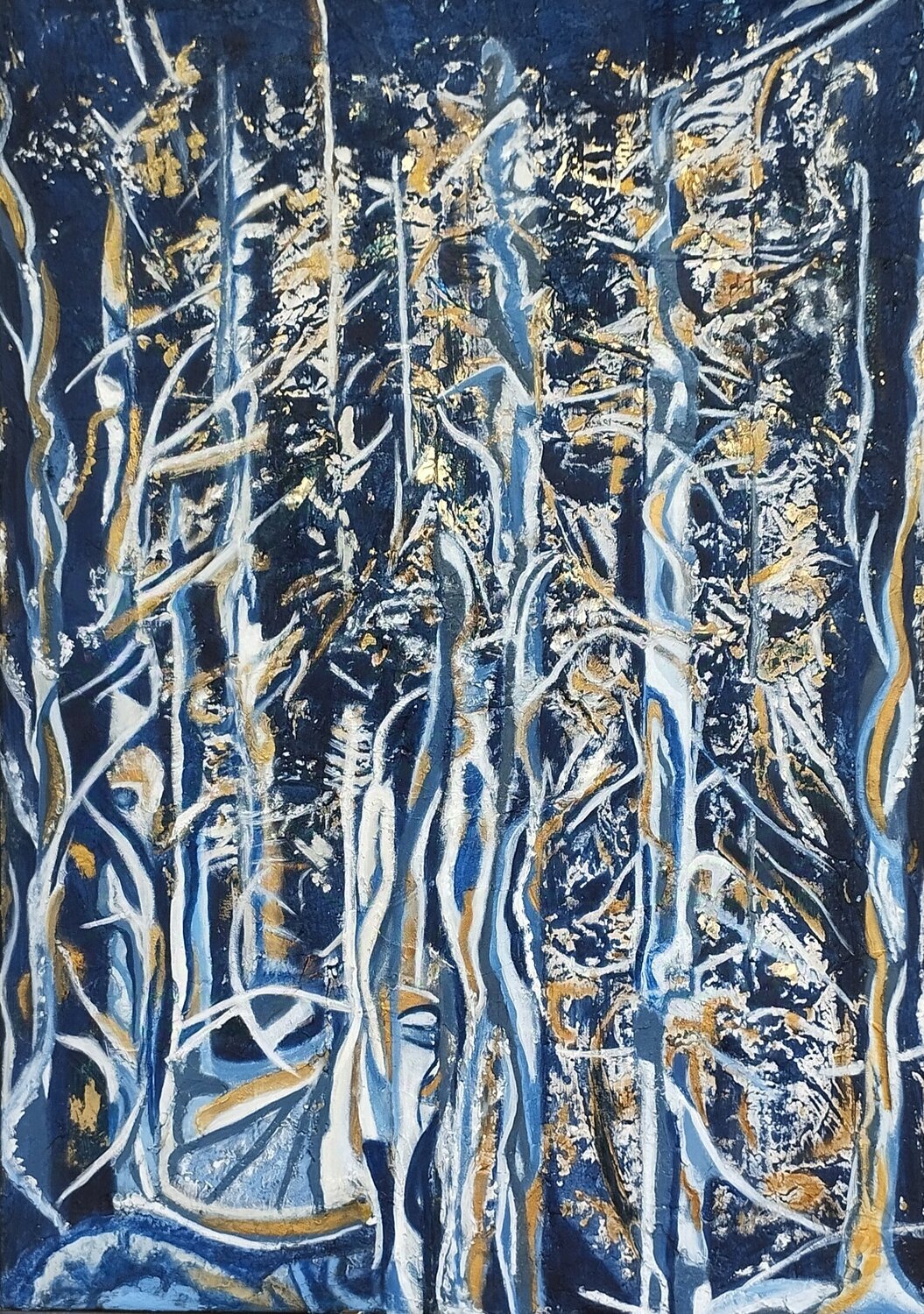 Forest Night - dreams in dark blue Beate Mascialino