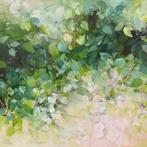Green summer garden par Irina Laube, Peinture en vente sur Singulart