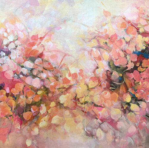 In the autumn garden van Irina Laube, Schilderij te koop op Singulart