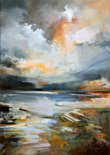 Autumn sky van Irina Laube, Schilderij te koop op Singulart